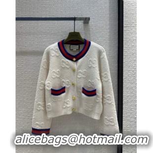 ​Traditional Specials Gucci Wool Cardigan G122209 White 2023