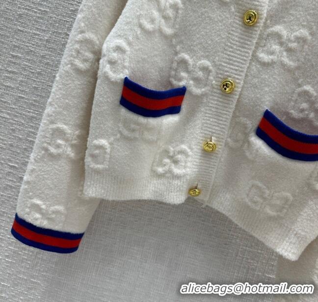 ​Traditional Specials Gucci Wool Cardigan G122209 White 2023