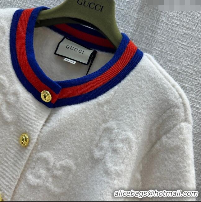 ​Traditional Specials Gucci Wool Cardigan G122209 White 2023