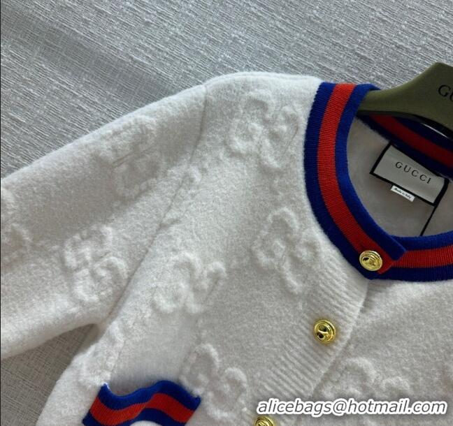 ​Traditional Specials Gucci Wool Cardigan G122209 White 2023