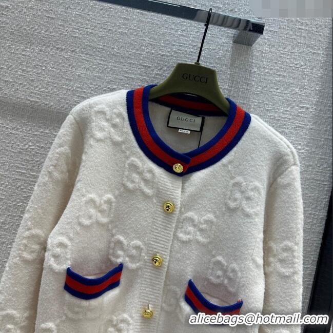 ​Traditional Specials Gucci Wool Cardigan G122209 White 2023