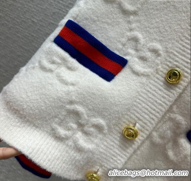 ​Traditional Specials Gucci Wool Cardigan G122209 White 2023