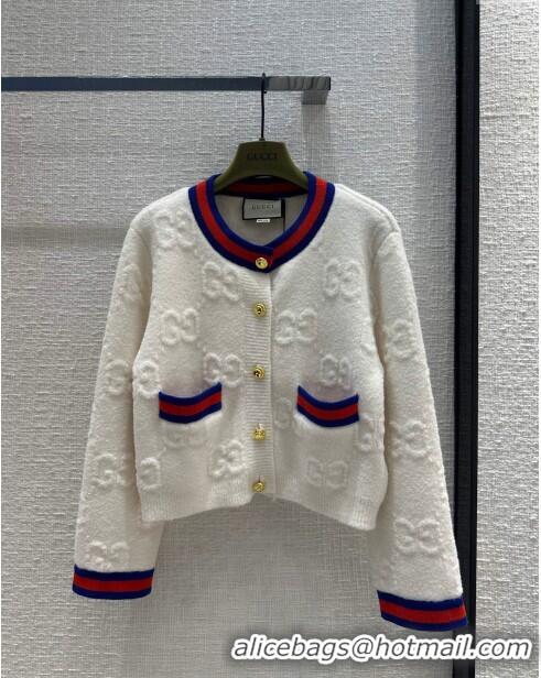 ​Traditional Specials Gucci Wool Cardigan G122209 White 2023