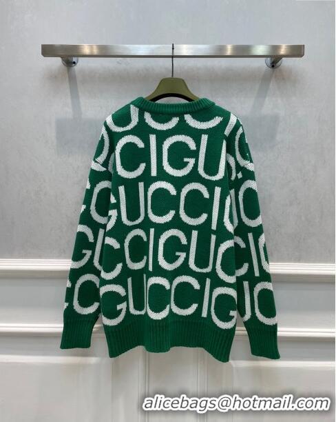 Particularly Recommended Gucci Wool Sweater G122216 Green 2023