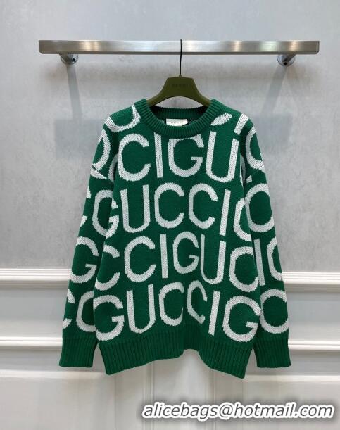 Particularly Recommended Gucci Wool Sweater G122216 Green 2023