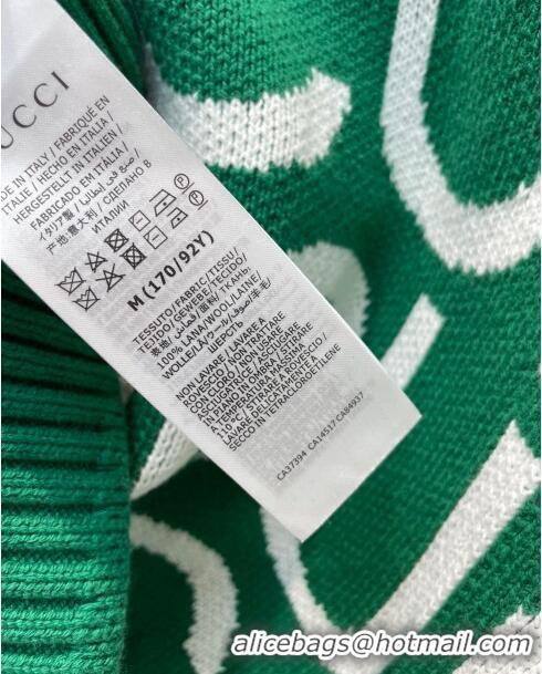 Particularly Recommended Gucci Wool Sweater G122216 Green 2023