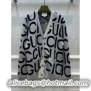 ​Trendy Design Gucci Wool Cardigan G122219 Grey 2023