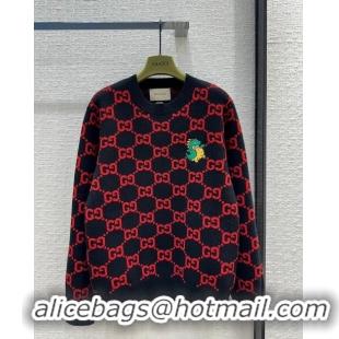 ​Best Design Gucci Wool Sweater G122301 Black/Red 2023