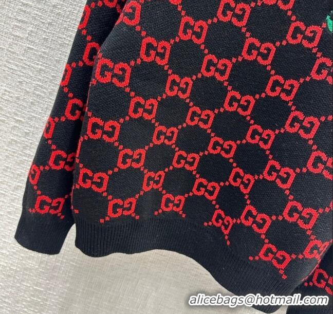 ​Best Design Gucci Wool Sweater G122301 Black/Red 2023