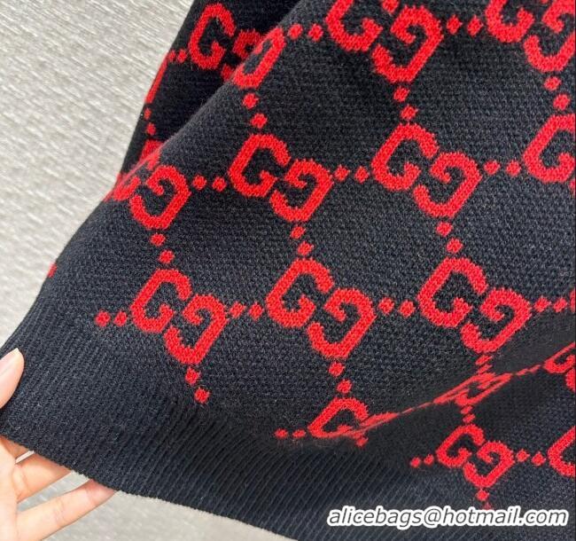 ​Best Design Gucci Wool Sweater G122301 Black/Red 2023