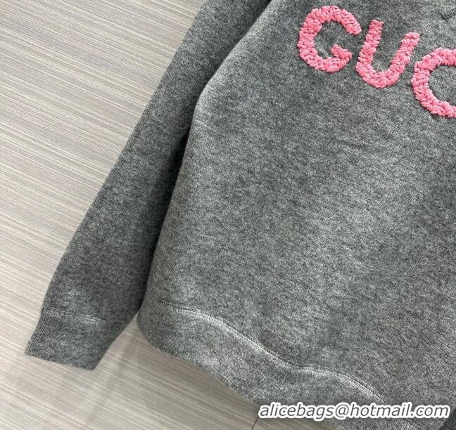 Affordable Price Gucci Wool Sweater G122502 Grey 2023