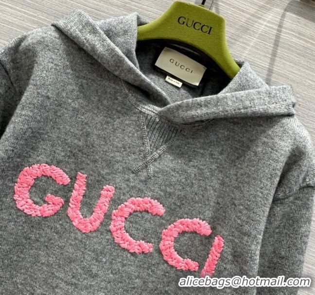 Affordable Price Gucci Wool Sweater G122502 Grey 2023