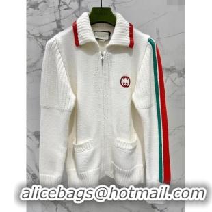 ​Good Looking Gucci Wool Cardigan G122304 White 2023