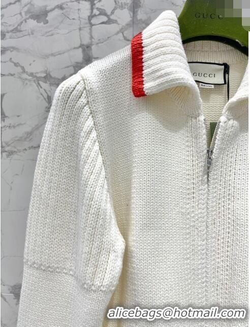 ​Good Looking Gucci Wool Cardigan G122304 White 2023