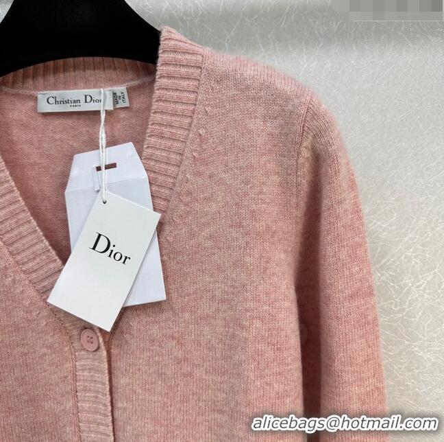 Big Discount Dior Cashmere and Cardigan D110915 Pink 2023