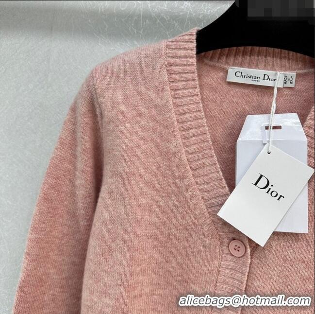 Big Discount Dior Cashmere and Cardigan D110915 Pink 2023