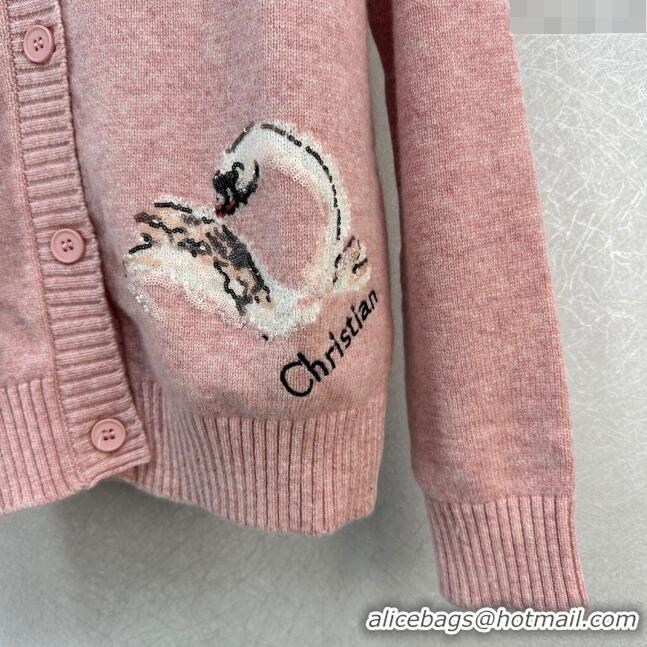 Big Discount Dior Cashmere and Cardigan D110915 Pink 2023