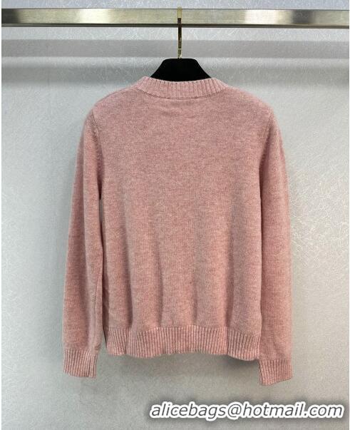 Big Discount Dior Cashmere and Cardigan D110915 Pink 2023