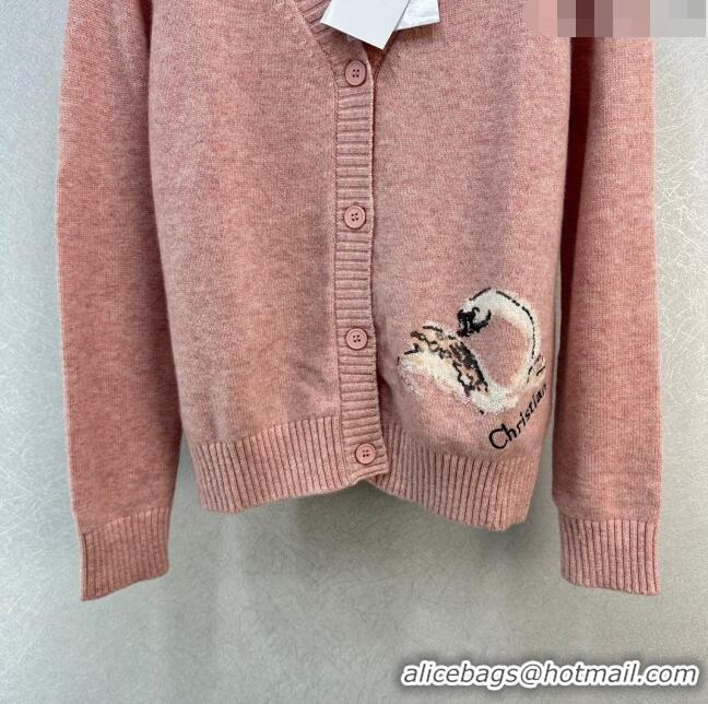 Big Discount Dior Cashmere and Cardigan D110915 Pink 2023