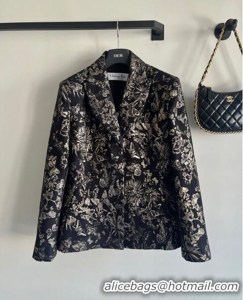 ​Good Looking Dior Butterfly Jacket D112401 Black 2023