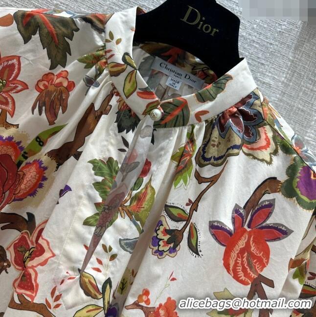 Top Quality Dior Multicolor Cotton Blouse D112404 2023