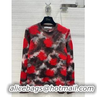 Traditional Specials Dior Mohair Sweater D112420 Red 2023