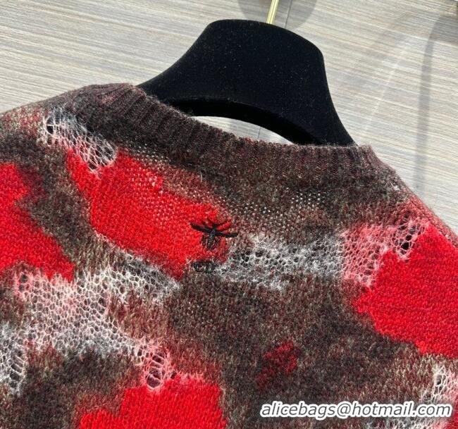 Traditional Specials Dior Mohair Sweater D112420 Red 2023