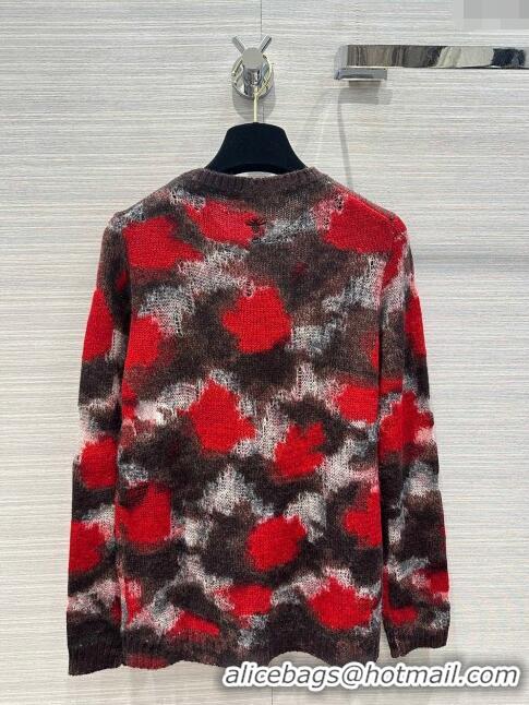 Traditional Specials Dior Mohair Sweater D112420 Red 2023