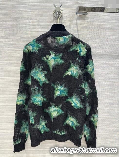 Shop Inexpensive Dior Mohair Sweater D112419 Green 2023