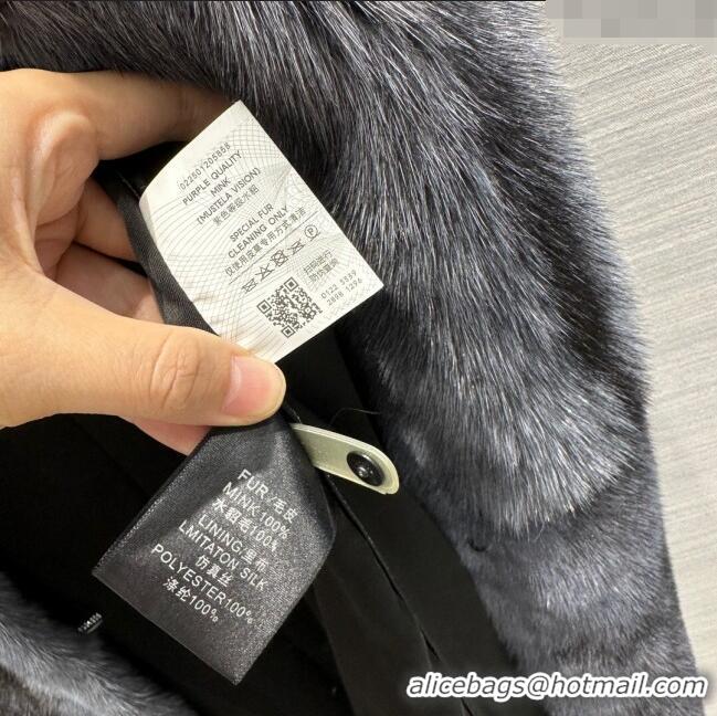 Buy Discount Dior Mink Fur Long Vest D112424 Grey 2023