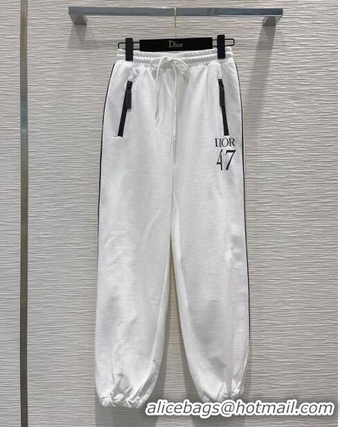 Unique Style Dior Sweatershirt and Pants D112453 White 2023