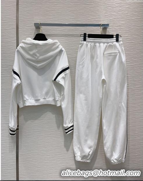 Unique Style Dior Sweatershirt and Pants D112453 White 2023