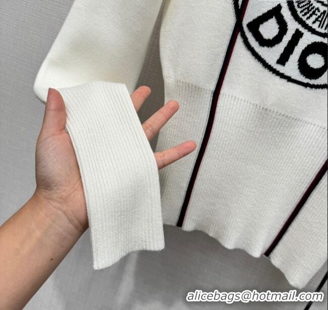 ​Famous Brand Dior Cashmere Sweater D112456 White 2023