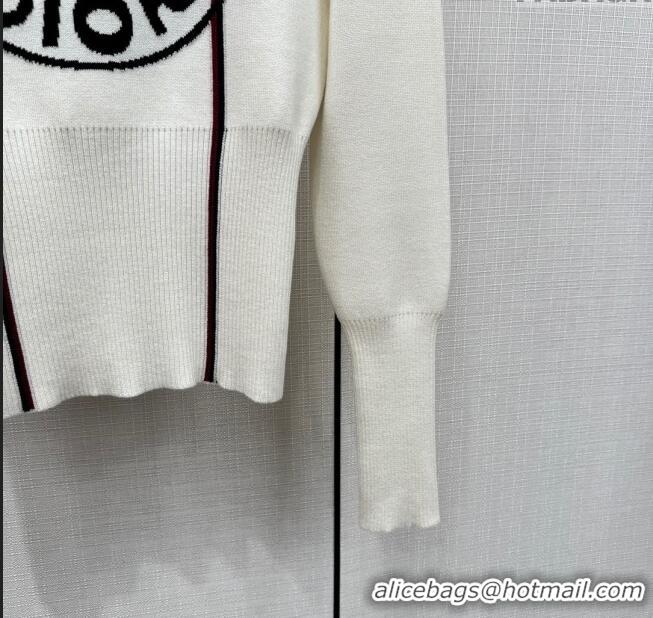 ​Famous Brand Dior Cashmere Sweater D112456 White 2023