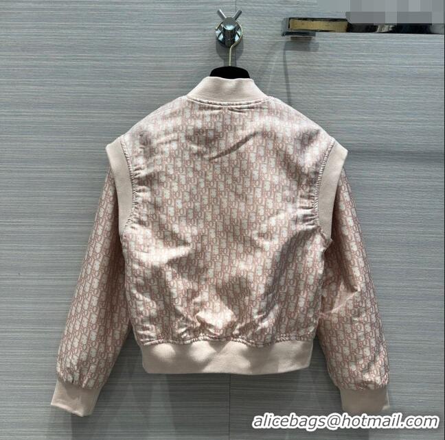 Top Grade Dior Padded Oblique Jacket D112740 Pink 2023