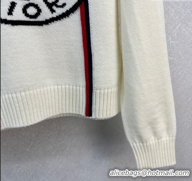 Promotional Dior Cashmere & Wool Sweater D113037 Beige 2023