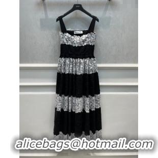 ​Luxurious Grade Dior Dress D120115 Black/White 2023