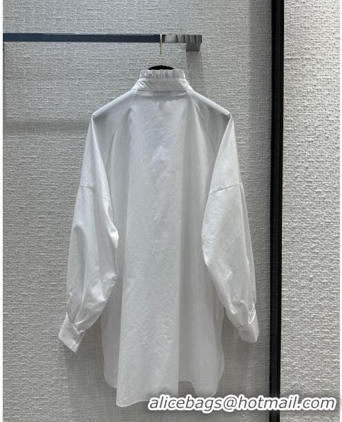 Reasonable Price Dior Cotton Blouse D122018 White 2023