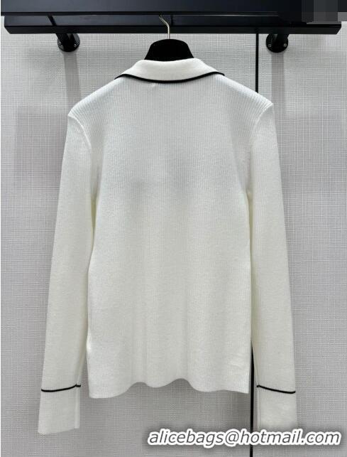 ​Well Crafted Dior Wool Sweater D122204 White 2023