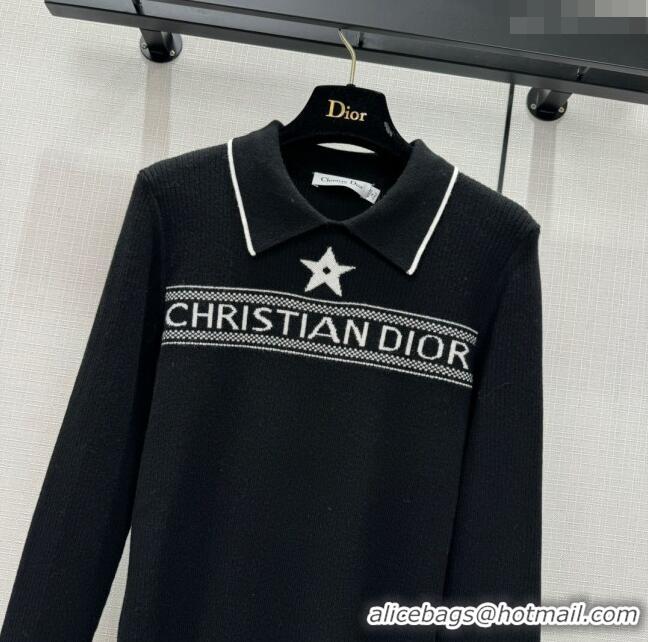 ​Good Looking Dior Wool Sweater D122205 Black 2023