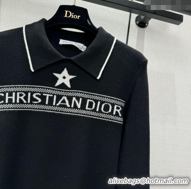 ​Good Looking Dior Wool Sweater D122205 Black 2023