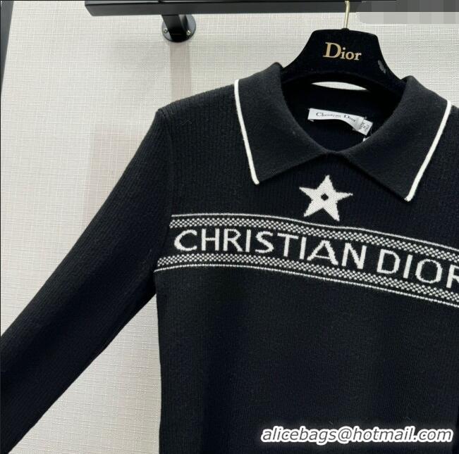 ​Good Looking Dior Wool Sweater D122205 Black 2023