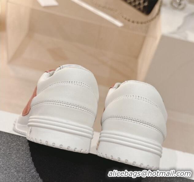 Good Quality Chanel White Leather and Suede Sneakers Light Grey 120041