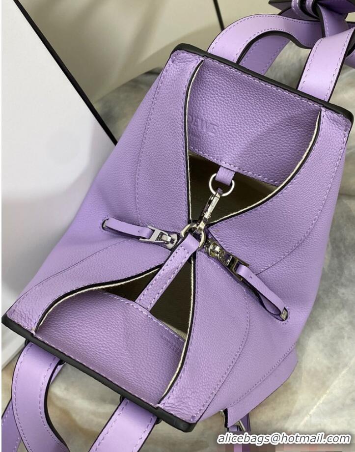 Top Grade Loewe Classic Soft grain cow leather Hammock bag 46622 Purple