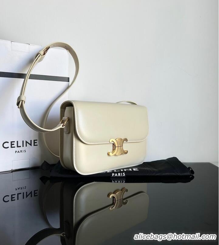 Trendy Design Celine CLASSIQUE TRIOMPHE BAG IN SHINY CALFSKIN 187363 NUDE