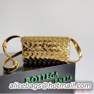 Good Product Bottega Veneta Mini Andiamo Cross-Body Bag 755545 Gold