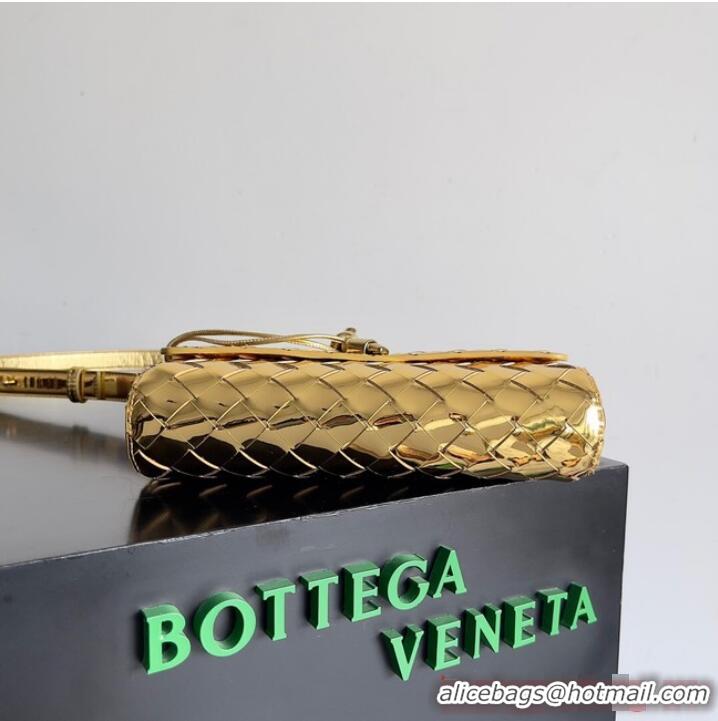 Good Product Bottega Veneta Mini Andiamo Cross-Body Bag 755545 Gold