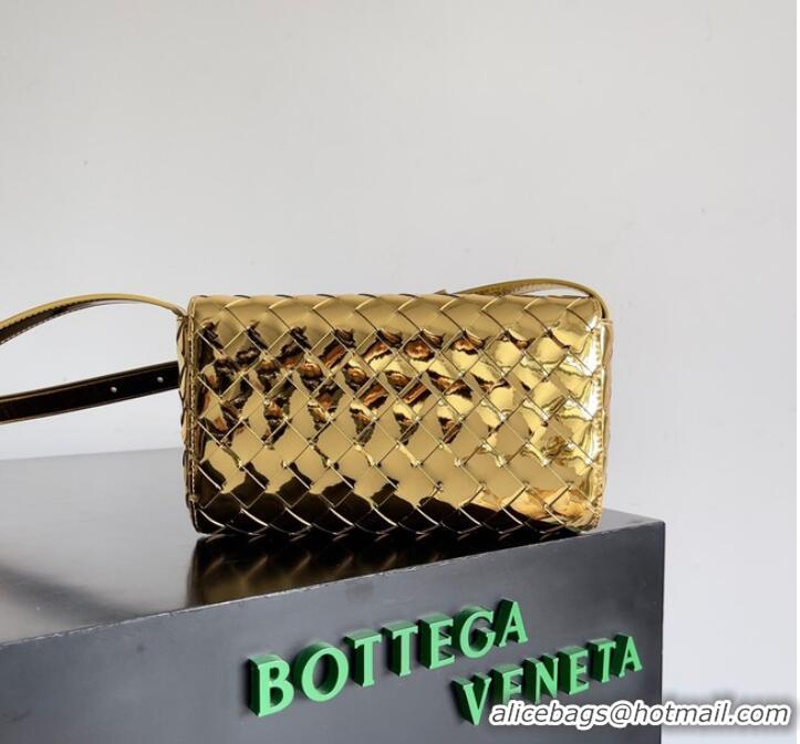 Good Product Bottega Veneta Mini Andiamo Cross-Body Bag 755545 Gold