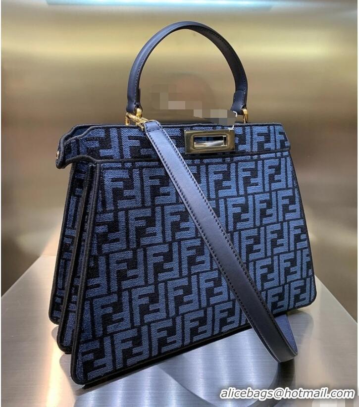 Modern Classic Fendi Peekaboo ISeeU Petite 8BN335 Blue