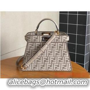 Buy Discount Fendi Peekaboo ISeeU Petite 8BN335 White